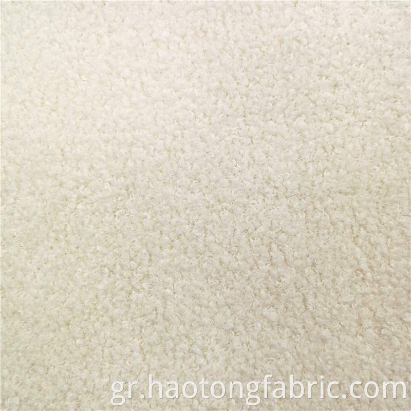 White Mohair Knitted Coat Fabrics